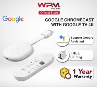 Google Chromecast with Google TV 4K Streaming Player - Snow