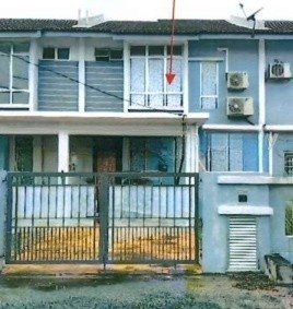 Rumah Teres Dua Tingkat (unit tengah)
