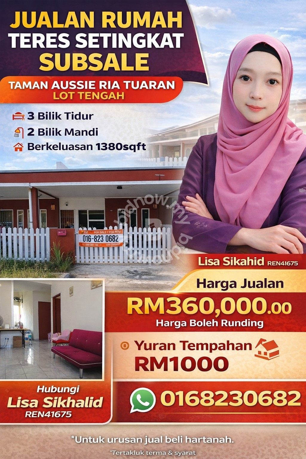 Taman Aussie Ria Tuaran Teres Setingkat