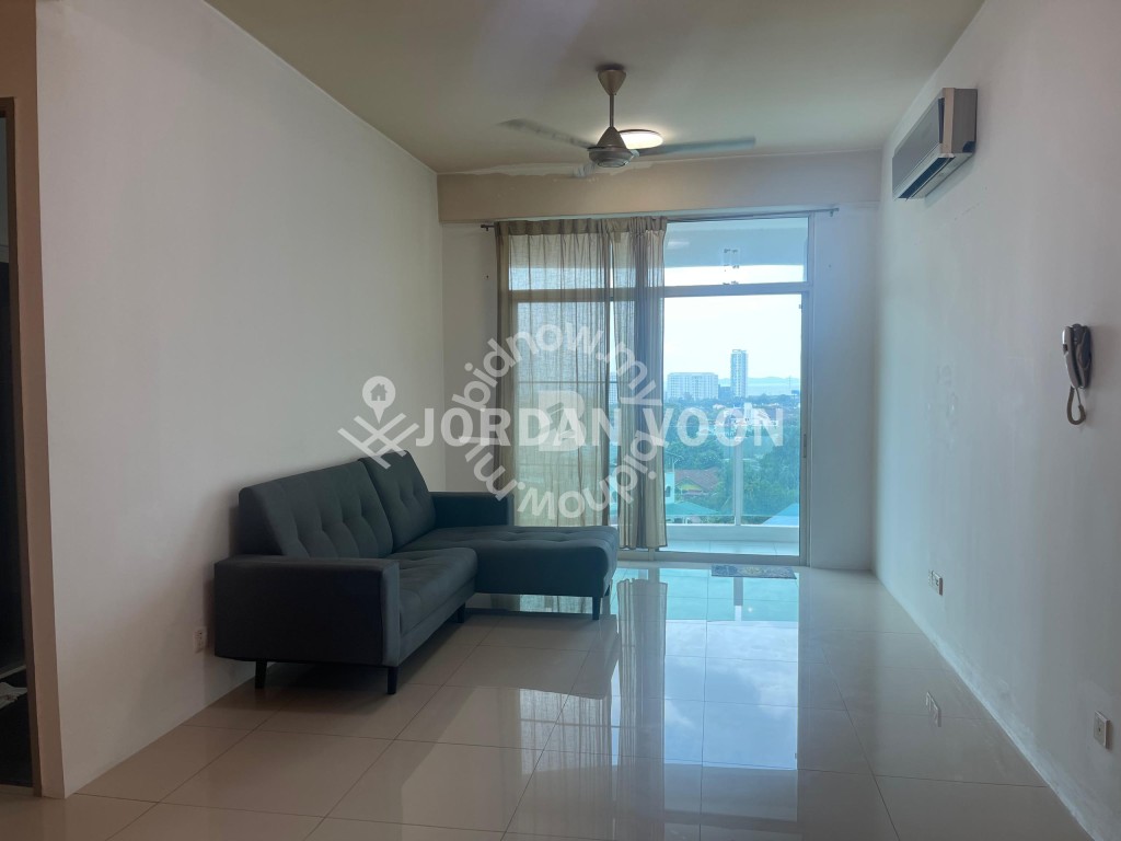 The Oasis Partially Renovated & Furnished Seaview 2carpark unit, Gelugor