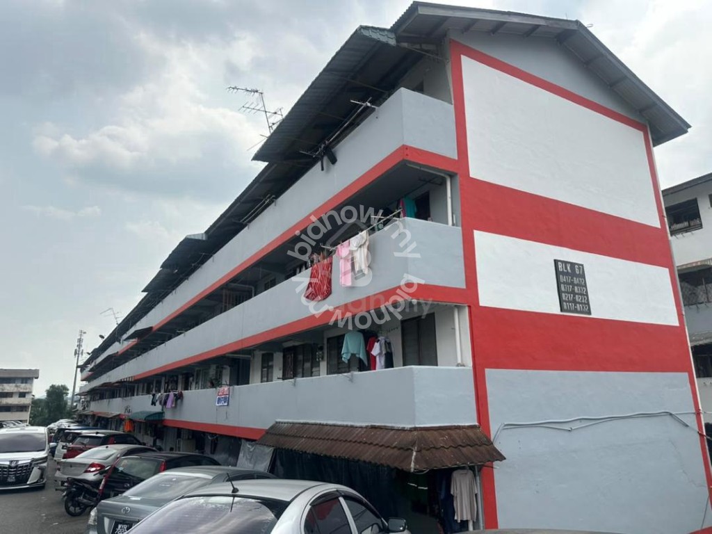 Flat @ Taman Ungku Tun Aminah, Skudai | Level 2 | Fully Tiled | Freehold
